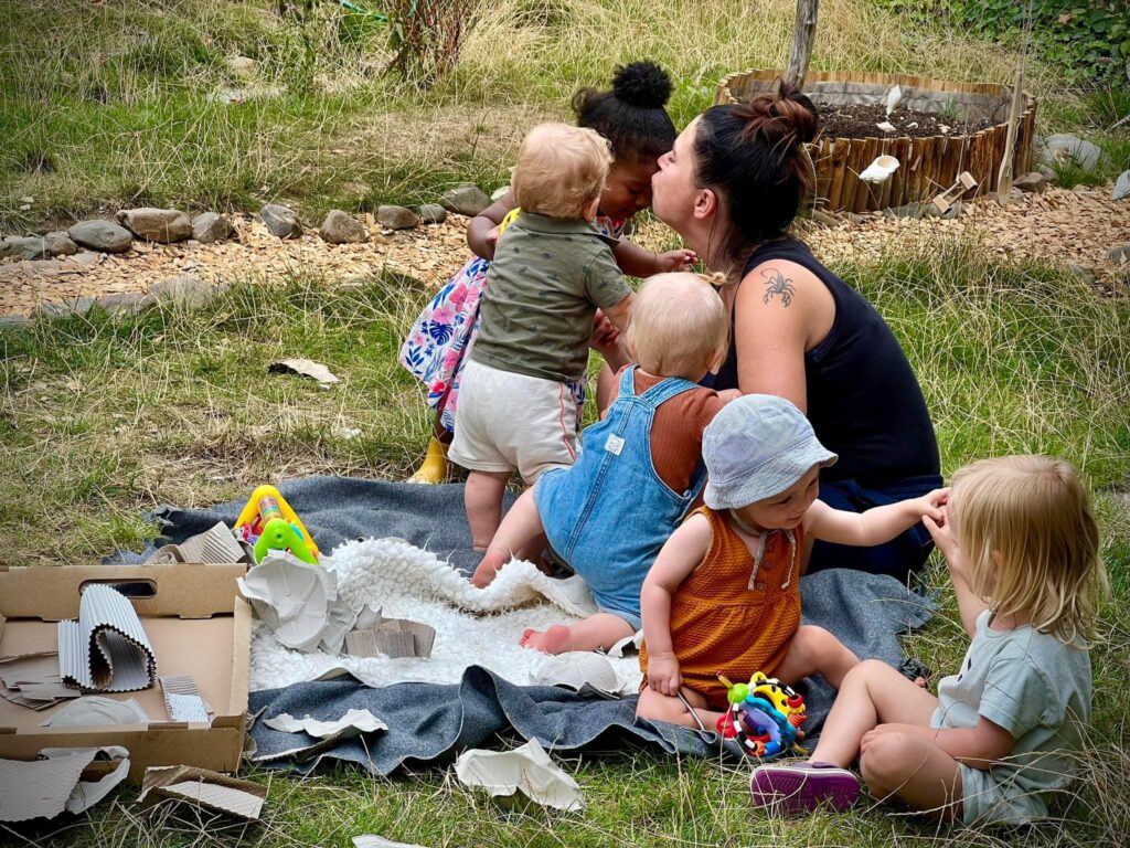 eerste dag kinderopvang