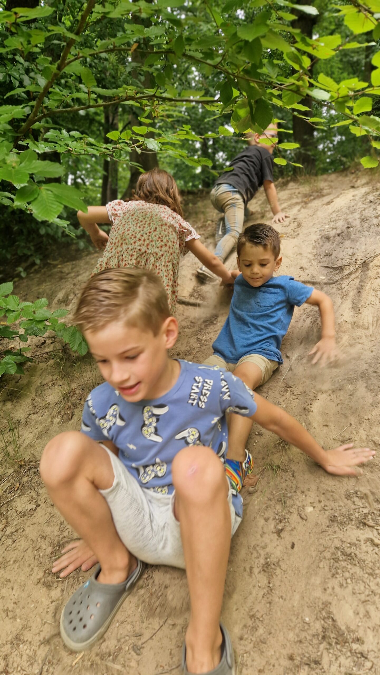 Vakantiedag Best 4 Kids, buiten op expeditie